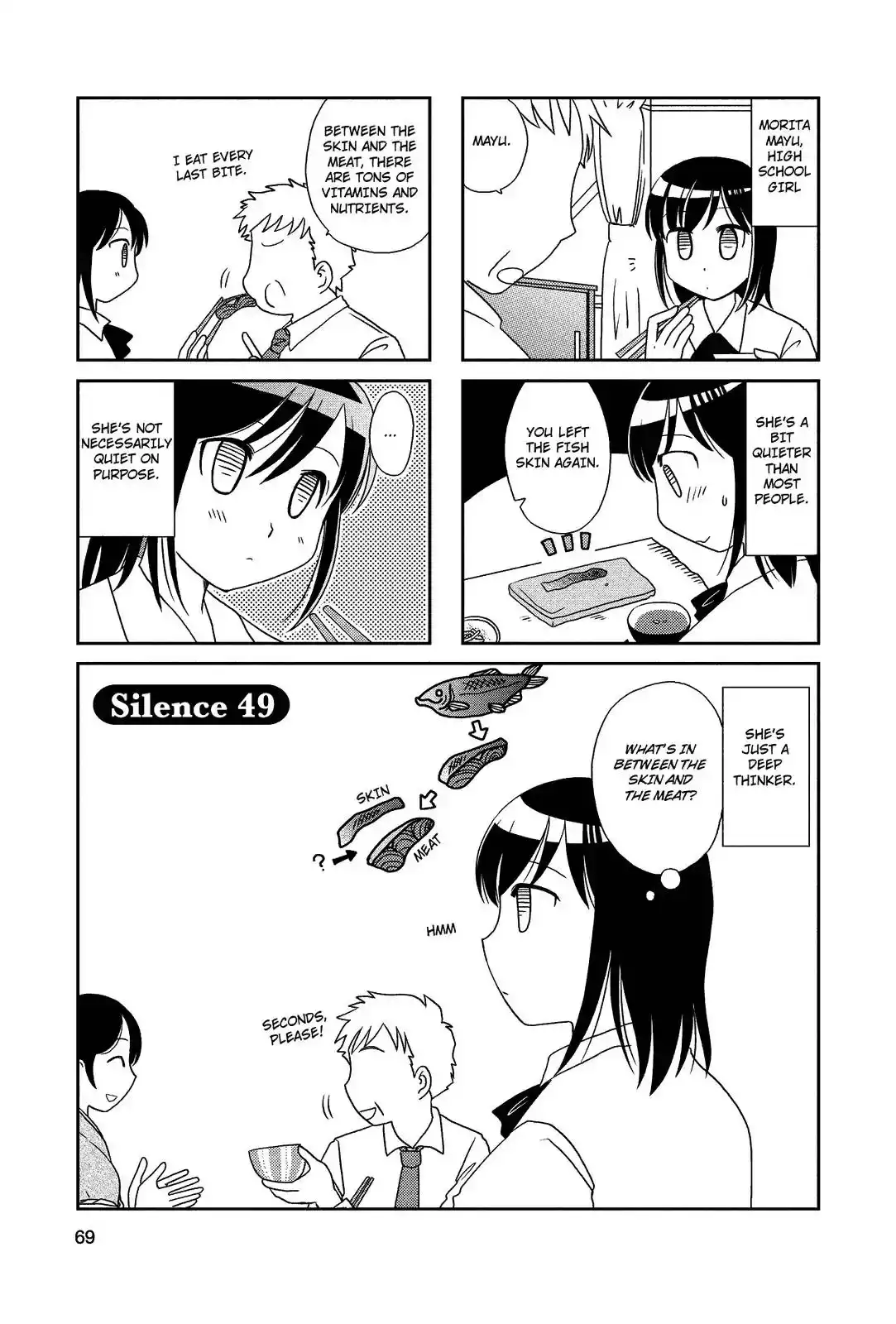 Morita-san wa Mukuchi Chapter 49 1